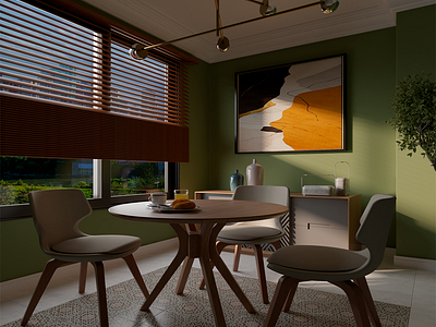 Diseño de Comedor cgivisualization design interiordesign rendering renderlovers sketchuppro vray