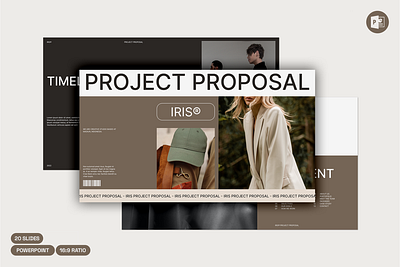 Iris Project Proposal brand guideline brand proposal branding company profile design graphic design planner power point project proposal
