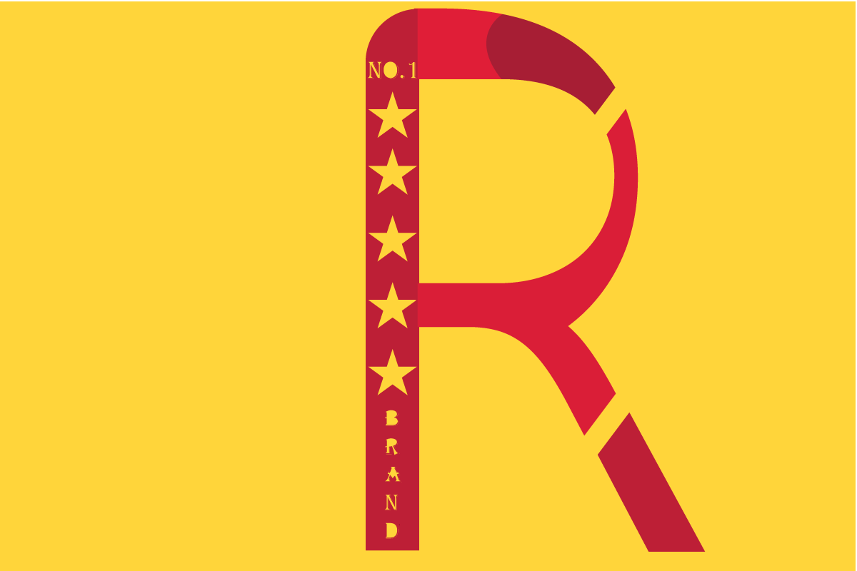 R- logo design branding graphic design logo