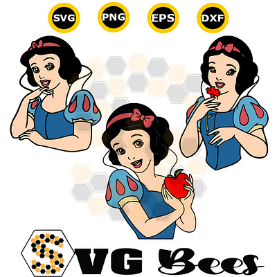 Snow White SVG logo snow white svg svgbees