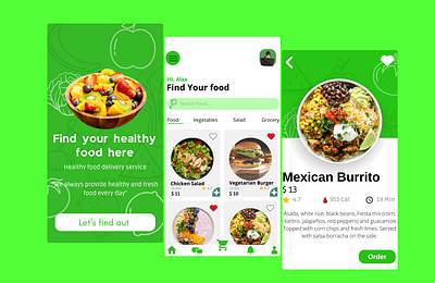 Healthy Food App Design appdesign foodappdesign foodmobileappdesign graphic design healthyfood healthyfoodappdesign mobileappdesign salad uiinspiration uiinspirationdesign uiuxdesigninspiration uiuxfooddesign vegan vegetarian