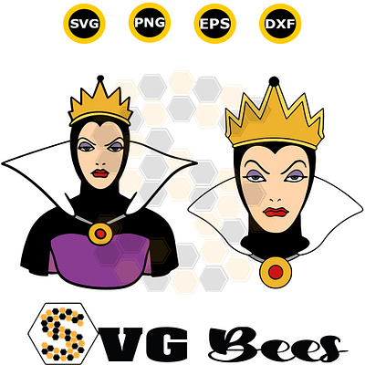 Snow White Evil Queen SVG snow white evil queen svg svgbees