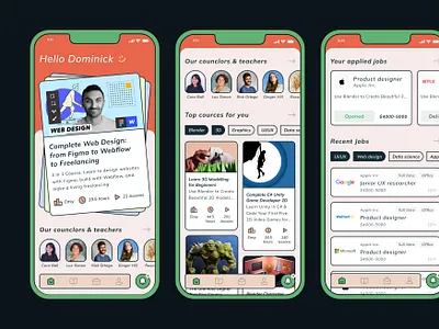 EliteLeads - Elearning App colorful course design education elearning genz illustration job landing page learning teacher tm22b ui uiux web web design website