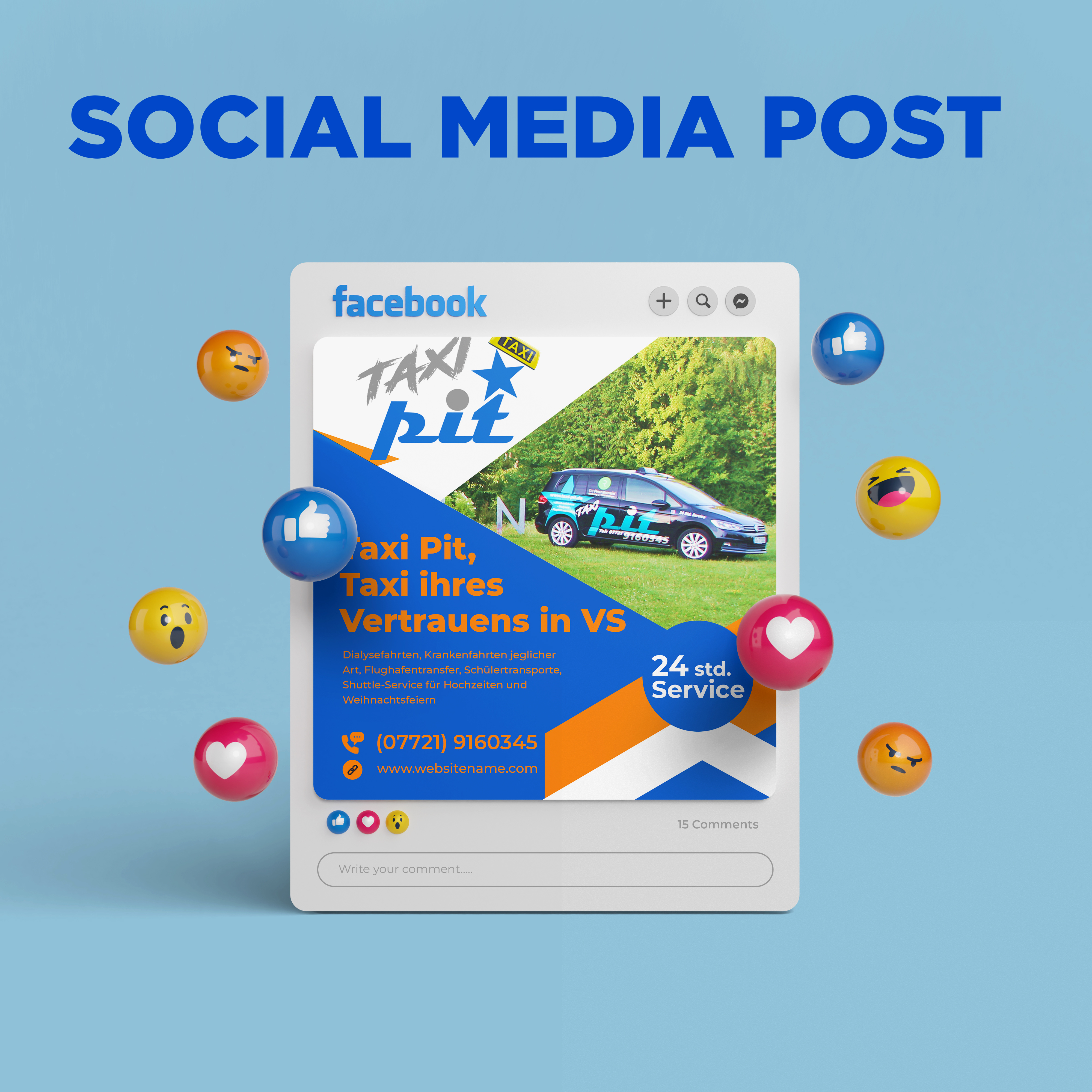 Example of Social Media Post Design