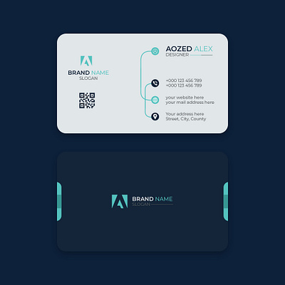 Business card graphic design