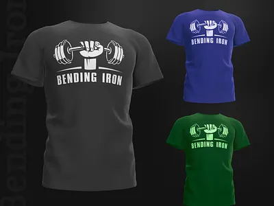 BENDING IRON - T-SHIRT DESIGN activewear branding clothing clothingbrand fashion fitness fitnessmotivation fitnesswear gym gymwear sportswear style tshirt tshirts workout