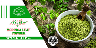 MORINGA LEAF POWDER branding design graphic design illustration logo