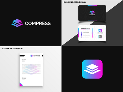 Compress Software Logo Design abstractlogo brandidentity branding cheaplogo corporatelogo digitalmarketinglogo flatlogo letterlogo logobranda logobranding logodesign logodesigner logomaker minimallogo monogramlogo techlogo typography uiuxlogo weblogo