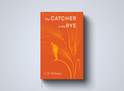 The Catcher in the Rye - Book Cover book bookcover cover illustration minimalism
