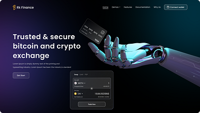 Crypto Landing page design branding crypto cryptocurrencies figma graphic design ui web design web page web site