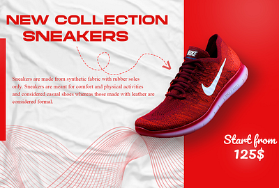 Sneakers Presentation adobe photoshop design graphic design illustration typography ui ux vector