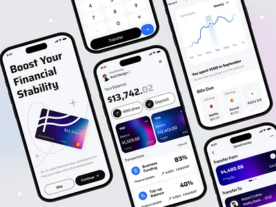 Finance Mobile App app bank app banking banking app credit card finance finance app financial financial app fintech fintech app investing mobile app mobile design mobile ui money money app nishar wallet app web3