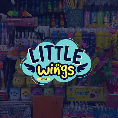 Littlewings.com branding concept dribbble graphic design idea illustration logo vector