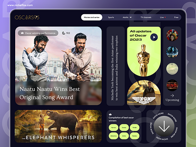 Oscar95 - Stage Dashboard Design academy award brutal design brutalism dashboard dashboard design film app illustration invoice mobile app movie dashboard music dashboard nomination app order oscar oscar app oscar dashboard pop design ui ux