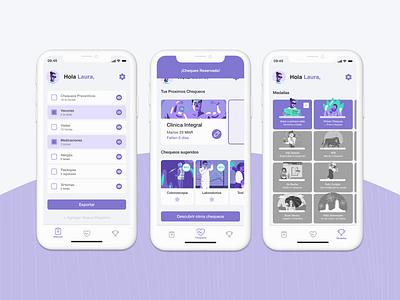 Kenko: Health App healthcare product design ui ux