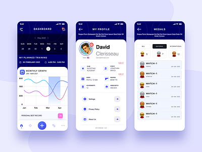 Match Tracking App adobe xd figma mobile app prototyping ui ux wireframing