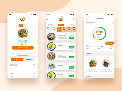 Meal Subscription App ui ux design