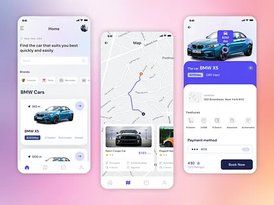 Car Rental App app app design booking car car car rent car rent service car travel design driver interface mobile rent a car rental rental app rental company transport travel ui uiux ux