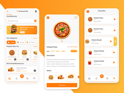 FOOD APPLICATION UI/UX DESIGN design foodapp ui