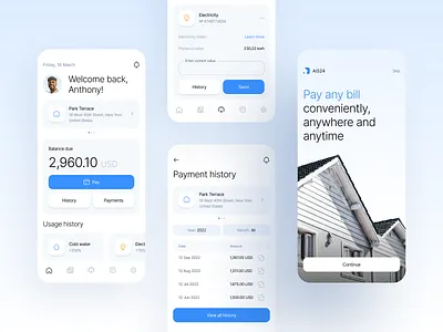 AIS – Manage Property Mobile App app application design mobile property startup ui ux