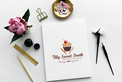 Big Sweet Tooth Logo adobe adobe illustrator adobe photoshop branding company design graphic design illustration logo logo design logos sweet sweet tooth typography