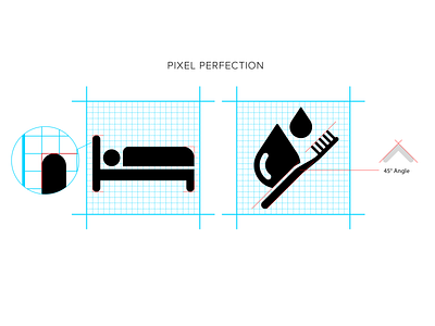 Pixel perfection graphic design icon vector