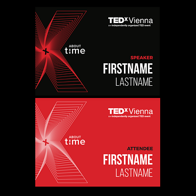 TEDx Nametags nametag print tedx