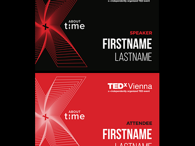 TEDx Nametags nametag print tedx