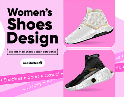 Women's Shoes Design design footwear design graphic design illustration shoes design vector