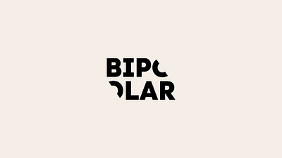 Bipolar logo bipolar black branding cut design font graphic design illustration logo logofolio logotype mark modern portfolio slice style text vector word wordmark