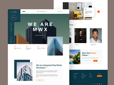 MWX Architecture Company 3d architecture architecture company architecture landing page booking webstie branding construction company construction landing page design graphic design landing page design landing page ui ui design ui ux web design web development website