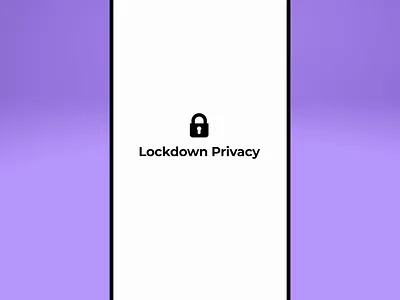 Lockdown Onboarding Sequence design firewall iphone lockdown mobile mobile apps motion design onboarding product design ui ui design ux ux design video vpn
