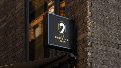 The Drinking Swan branding graphic design