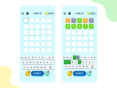 Daily Wordle app branding design game games gaming illustration logo mobile gaming payment app ui ui ux ux vector wordle words