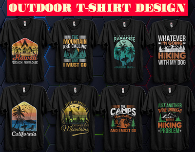 Outdoor T-shirt Design 2023 animation branding camping adventure camping mountain design graphic design illustration logo mountain outdoor adventure outdoor t shirt design outdoor t shirt t shirt t shirt design vector ventage ventage t shirt design vintage tree