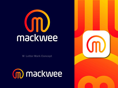 Mackwee modern logo app brand design brand identity branding colorful creative gradient letter logo logo logo agency logo design agency logo designer logo identity m icon m logo modern logo professional logo startup logo symbol visual identity design