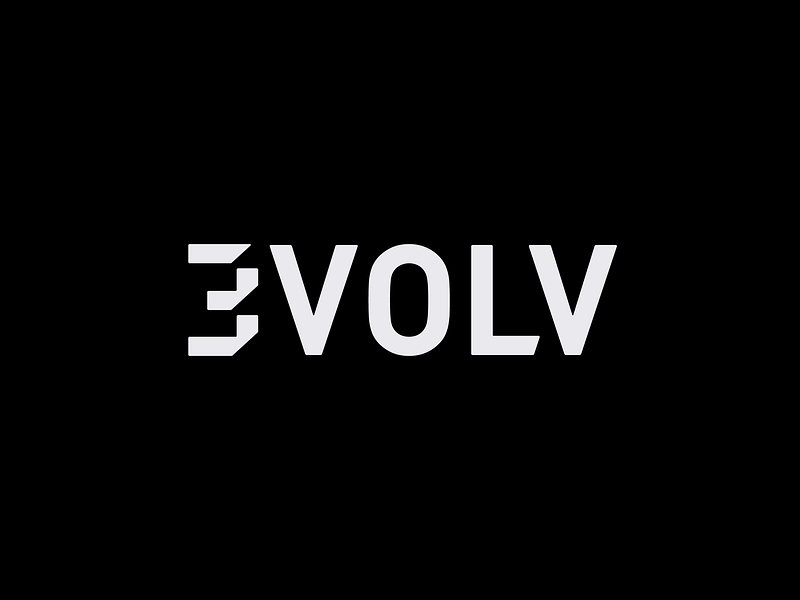 3VOLV - Wordmark Logo Design 3 logo artangent blockchain logo brand identity brand identity design community evolution evolve geometric lettering logo design logotype logotype design nft logo tech logo technology logo unique wordmark wordmark wordmark design wordmark logo design