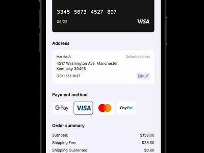 Payment progress animation payment ui design ux design visual design
