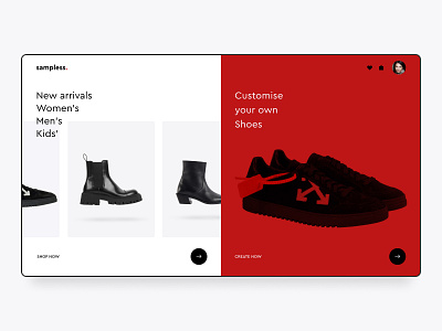 Sampless - Design Concept concept design e commerce shop store ui uxui web