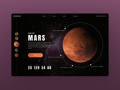 Planetarium branding design figma figmadesign firstscreen graphic design landing landingdesign photoshop photoshopdesign planetarium planetariumdesign screen ui webdesign