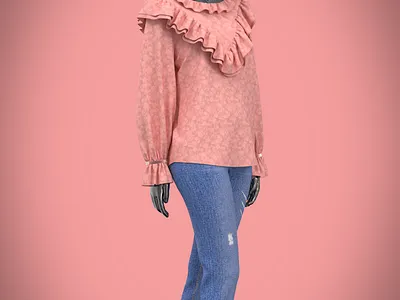 Ladies Fashion CLO3D 3d animation graphic design logo motion graphics