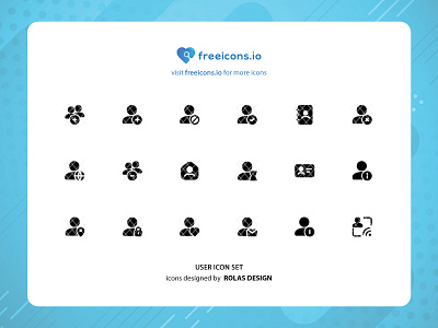 USER ICONS SET branding design free icons graphic design icon illustration motion graphics ui vector