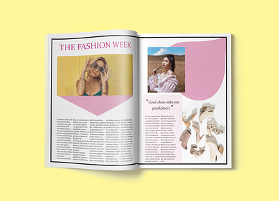 Fashion Magazine Design branding fashion graphic design indesign magazine photoshop