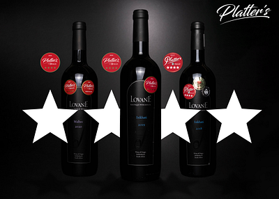 Wine Awards Show Case - Lovane Boutique Wine Estate branding graphic design