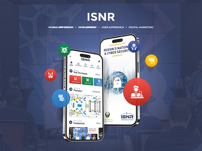 ISNR | Mobile App design | User experience branding design graphic design illustration logo logo design mobile app development vector web design web development