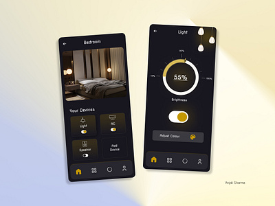 Smart Home App app design ui