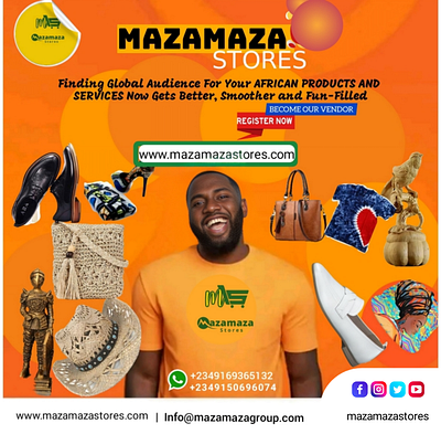 Mazamaza Stores branding design graphic design illustration typography