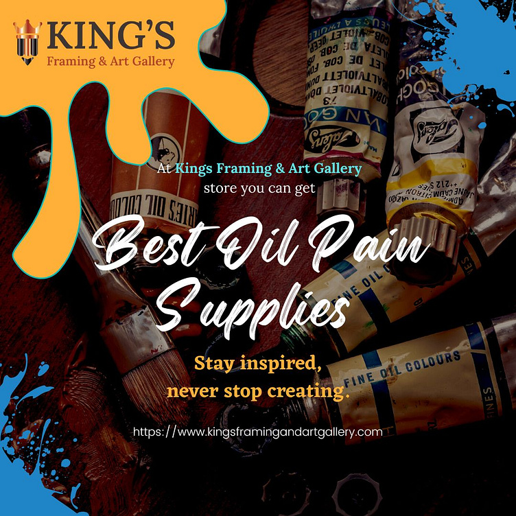 Oil Painting Supplies Kings Framing & Art Gallery by Kings Framing