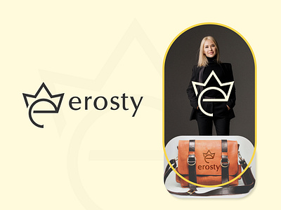 erosty clothing logo branding brandlogo clothing design fashion identity letters logo logonew logotype simple style womanclothing