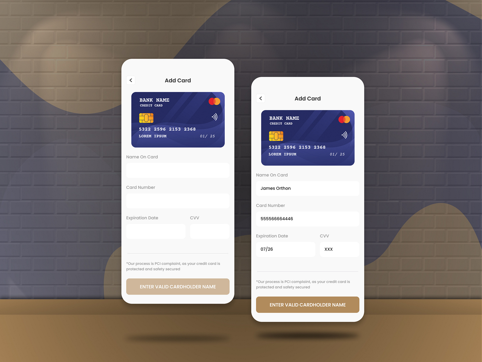 Add Card Ui Design by Udit Shukla on Dribbble